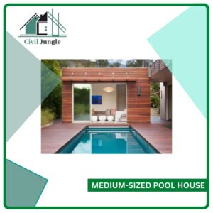 Medium-Sized Pool House