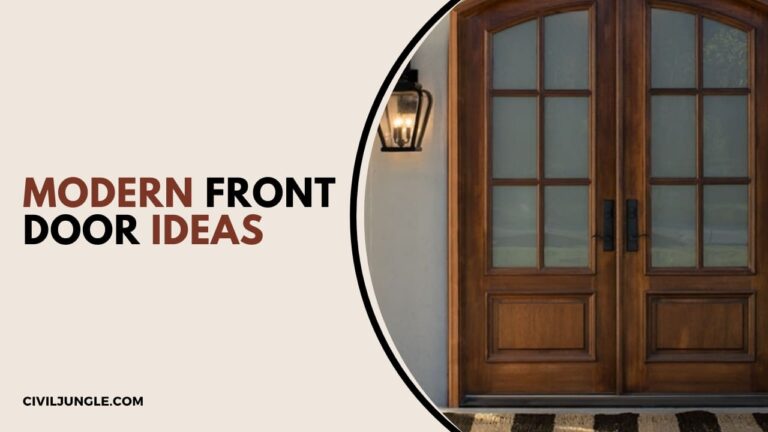 Modern Front Door Ideas | What Should We Utilize for Supplies |