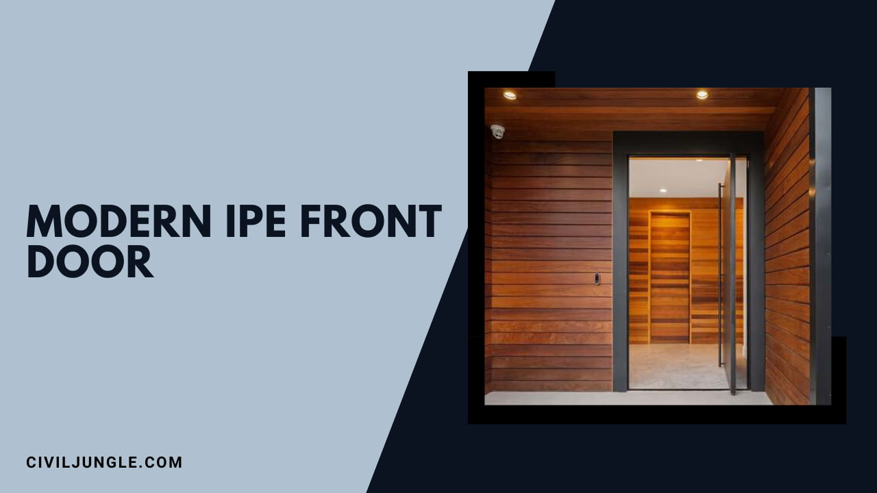 Modern Ipe Front Door