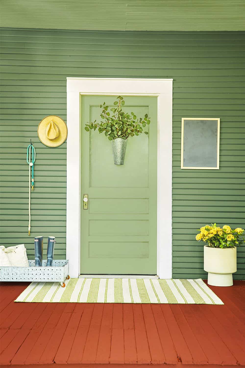 What Color Door for Green House?