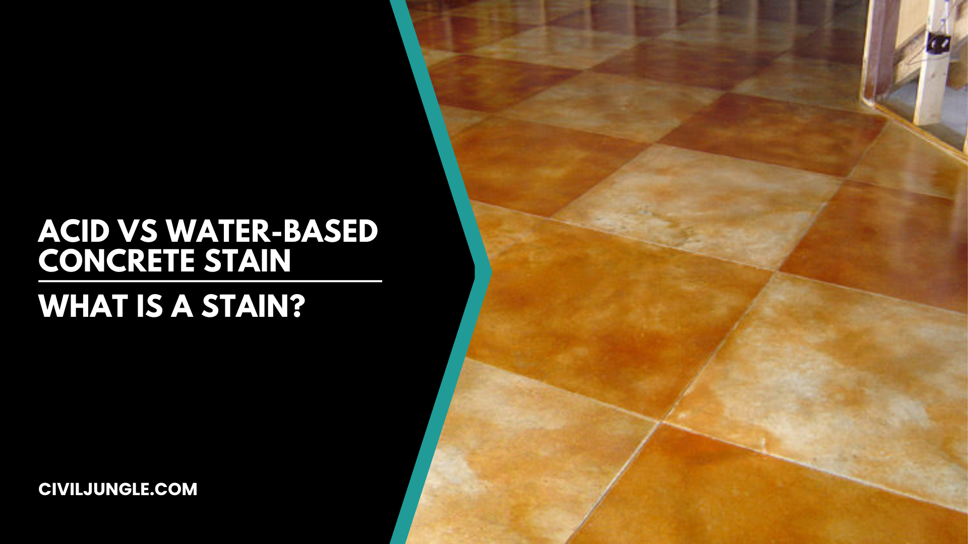 Acid Vs Water-Based Concrete Stain What Is a Stain