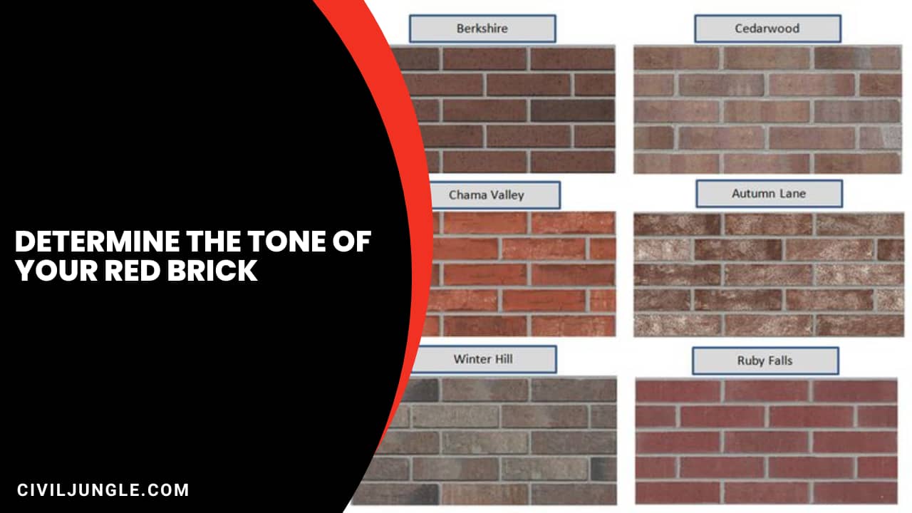 Determine the Tone of Your Red Brick