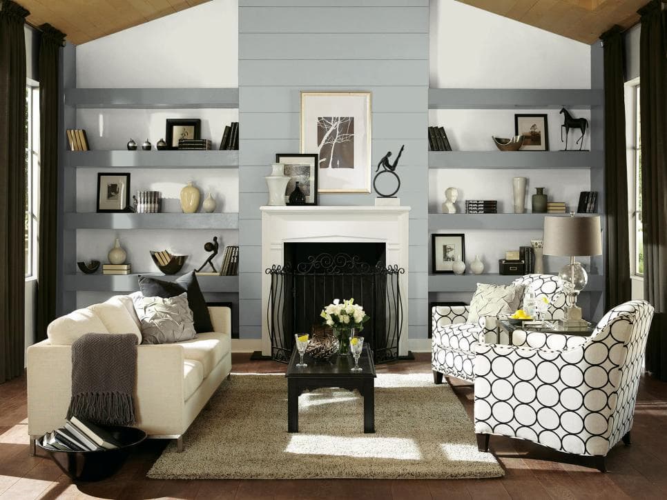 Grey House Color Schemes Interior