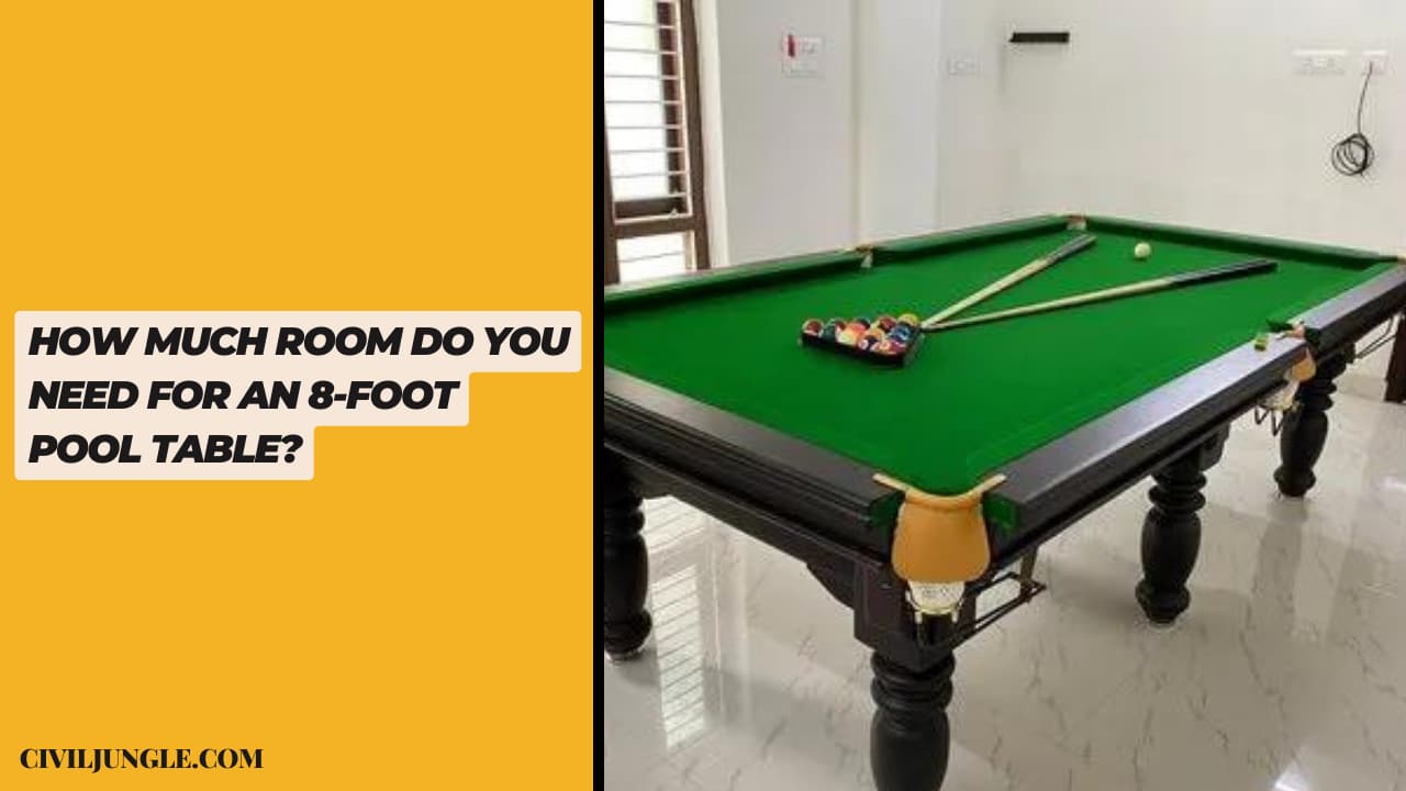 How Much Room Do You Need for an 8-Foot Pool Table