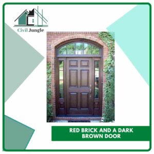 Red Brick and a Dark Brown Door