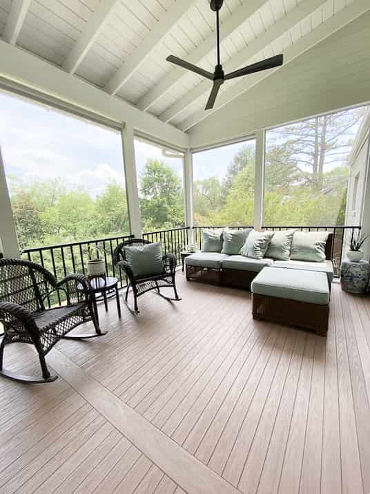 Screen Porch Floor, screen porch flooring, screened porch flooring, screened in porch flooring, flooring for screened porches, flooring for screened in porch