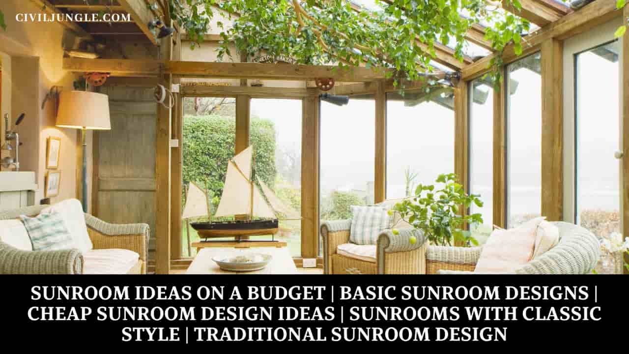 Sunroom Ideas on a Budget Basic Sunroom Designs Cheap Sunroom Design Ideas Sunrooms with Classic Style Traditional Sunroom Design