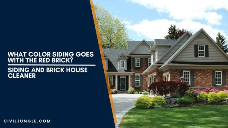 What Color Siding Goes with the Red Brick | Siding and Brick House Cleaner