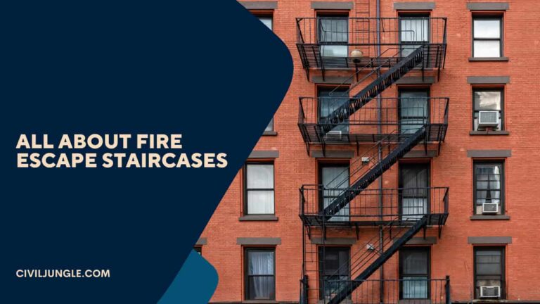 What Is Fire Escape Staircases | Types of Fire Escaping Stairs | What Is the Importance of Fire Escape in the Building | What Are the Fire Staircase Requirements