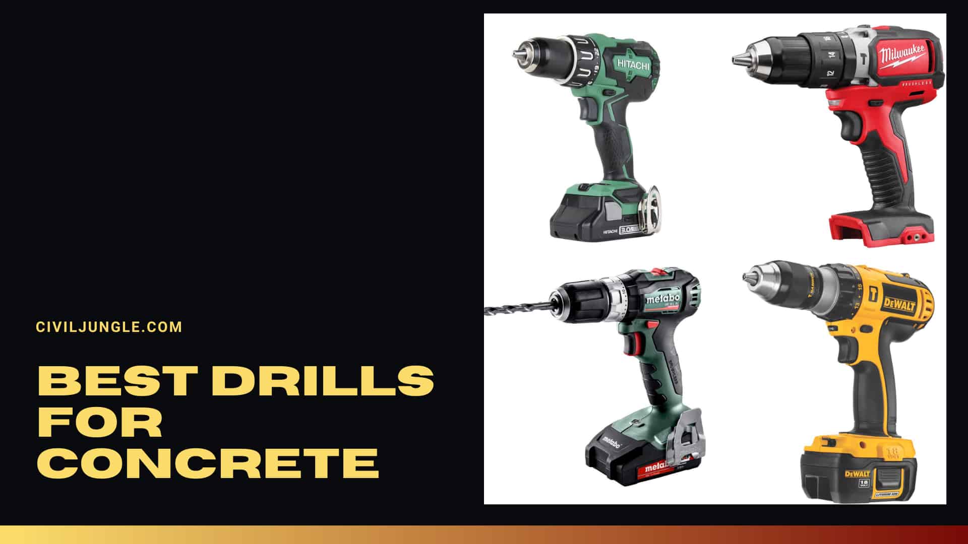 Best Drills For Concrete