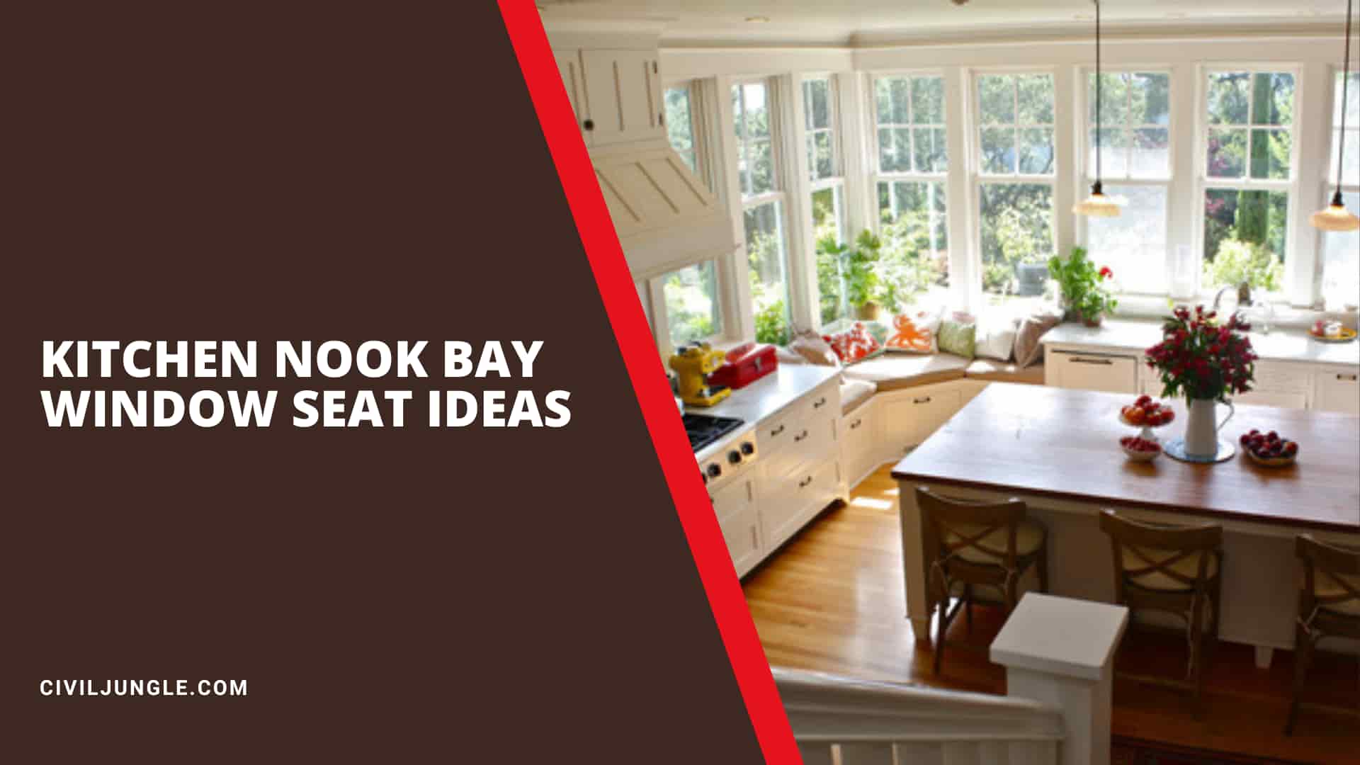 Kitchen Nook Bay Window Seat Ideas
