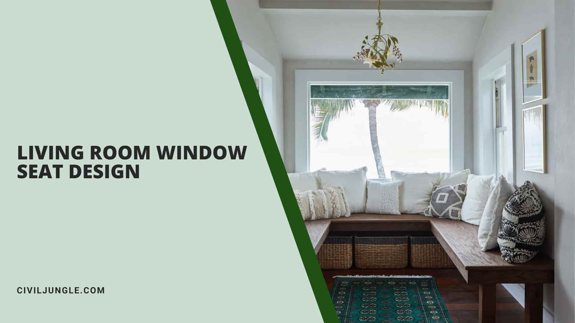 Living Room Window Seat Design