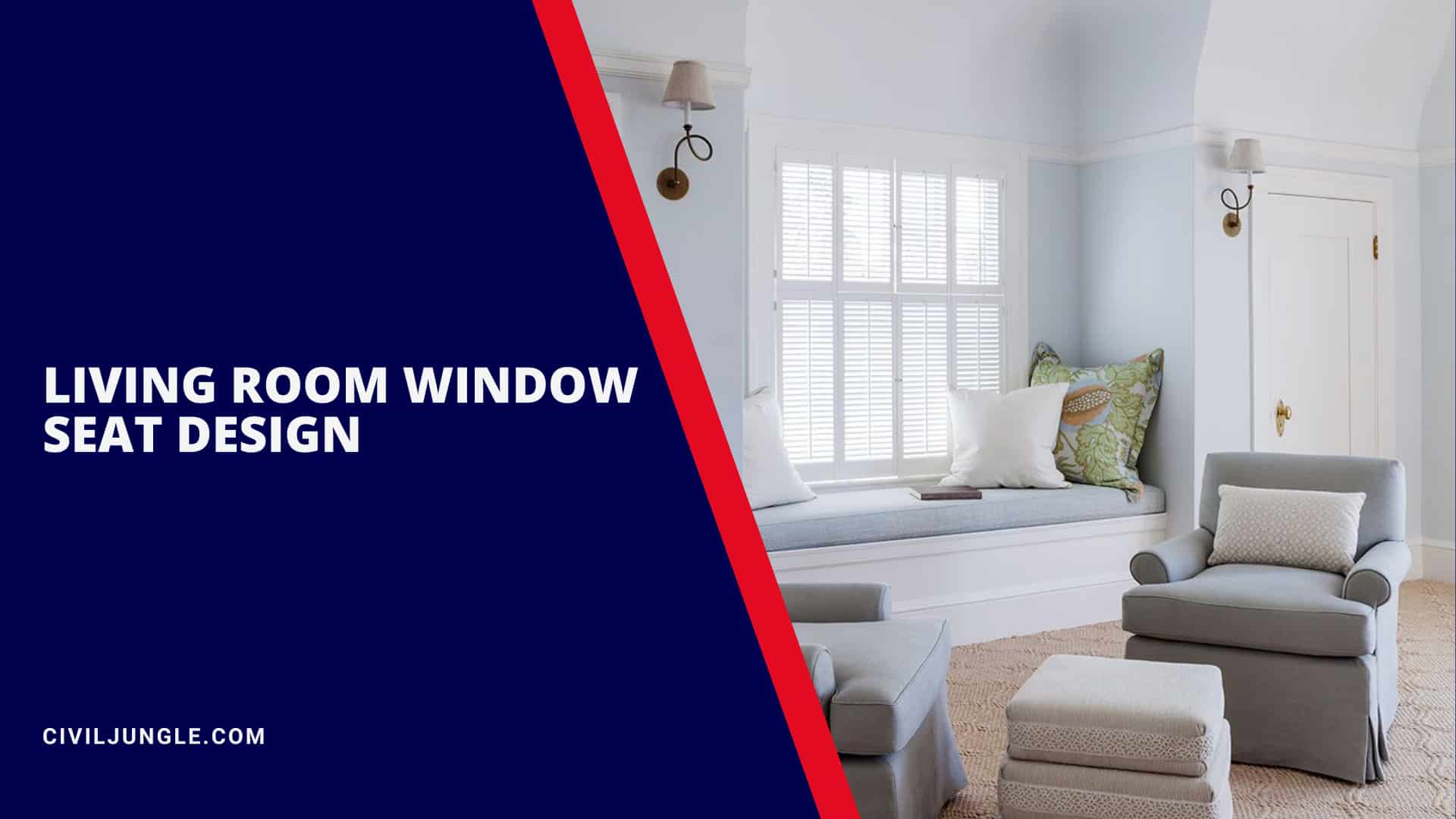 Living Room Window Seat Design