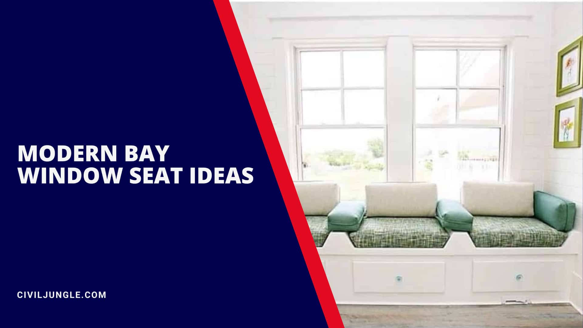 Modern Bay Window Seat Ideas