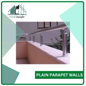 Plain Parapet walls