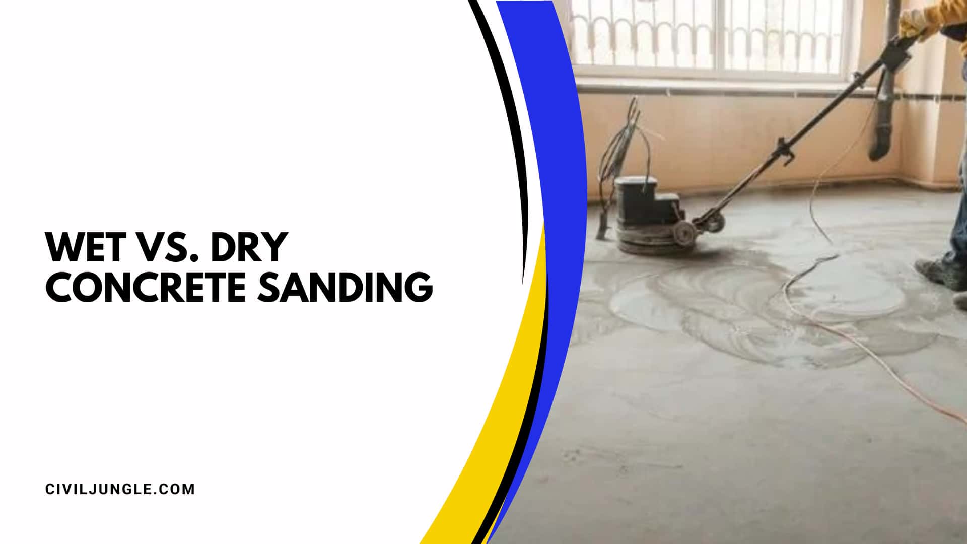 Wet Vs. Dry Concrete Sanding