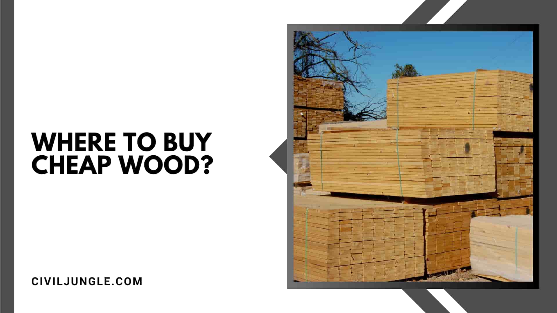 Where to Buy Cheap Wood?