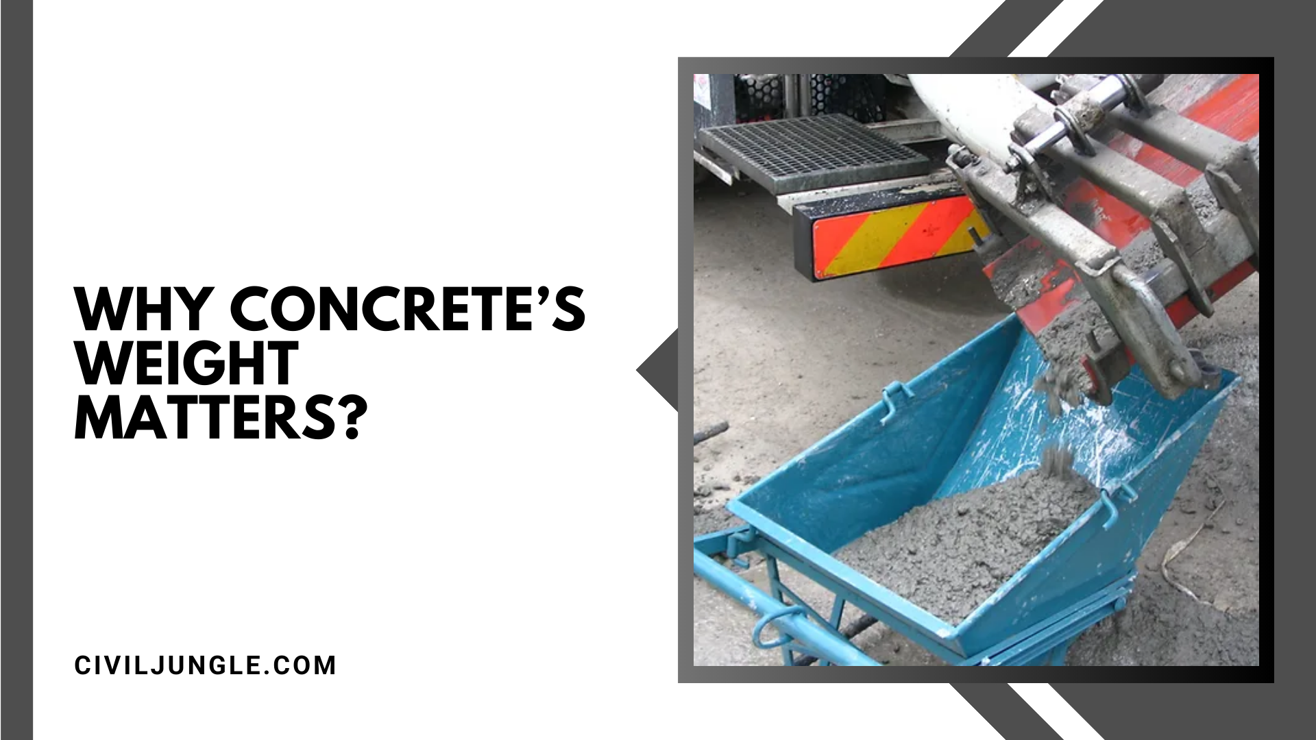 Why Concrete’s Weight Matters?