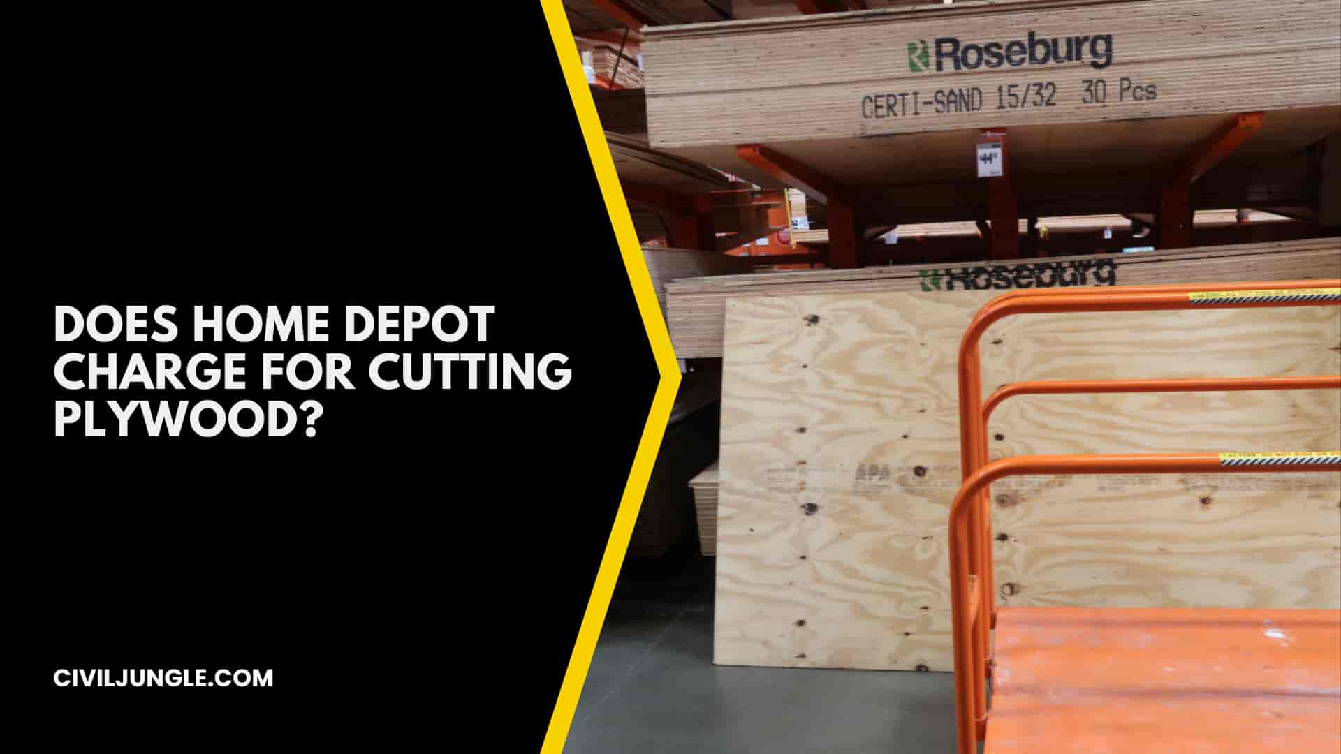 Does Home Depot Charge For Cutting Plywood?