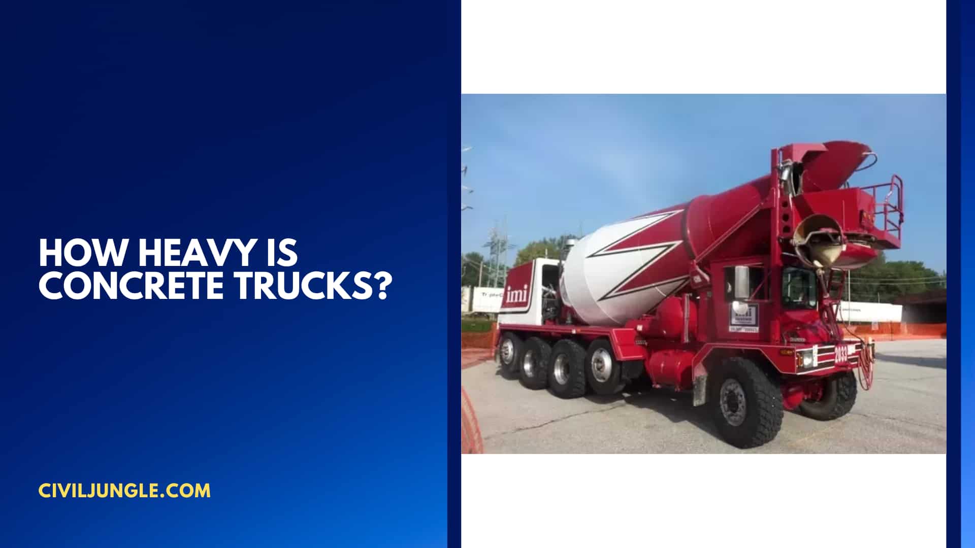 How Heavy is Concrete Trucks?