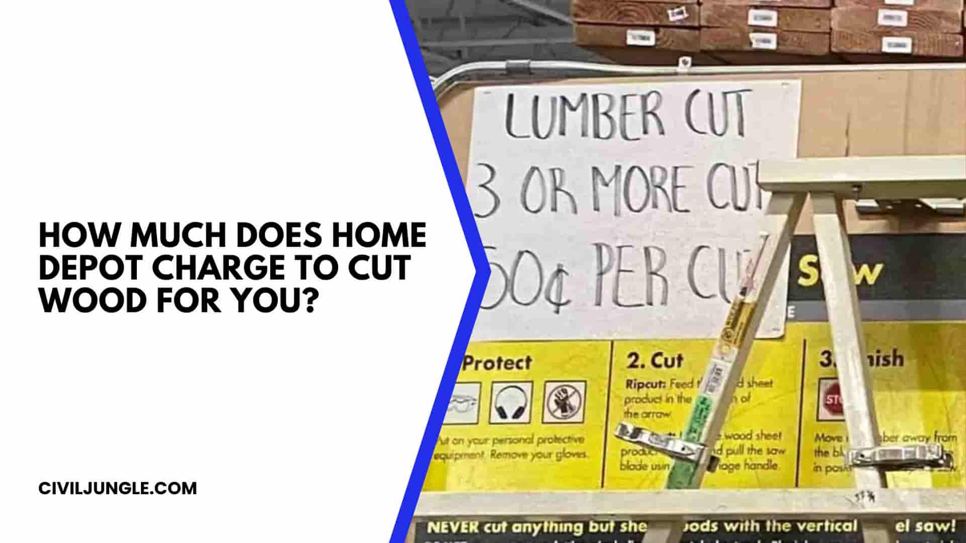 How Much Does Home Depot Charge To Cut Wood For You?