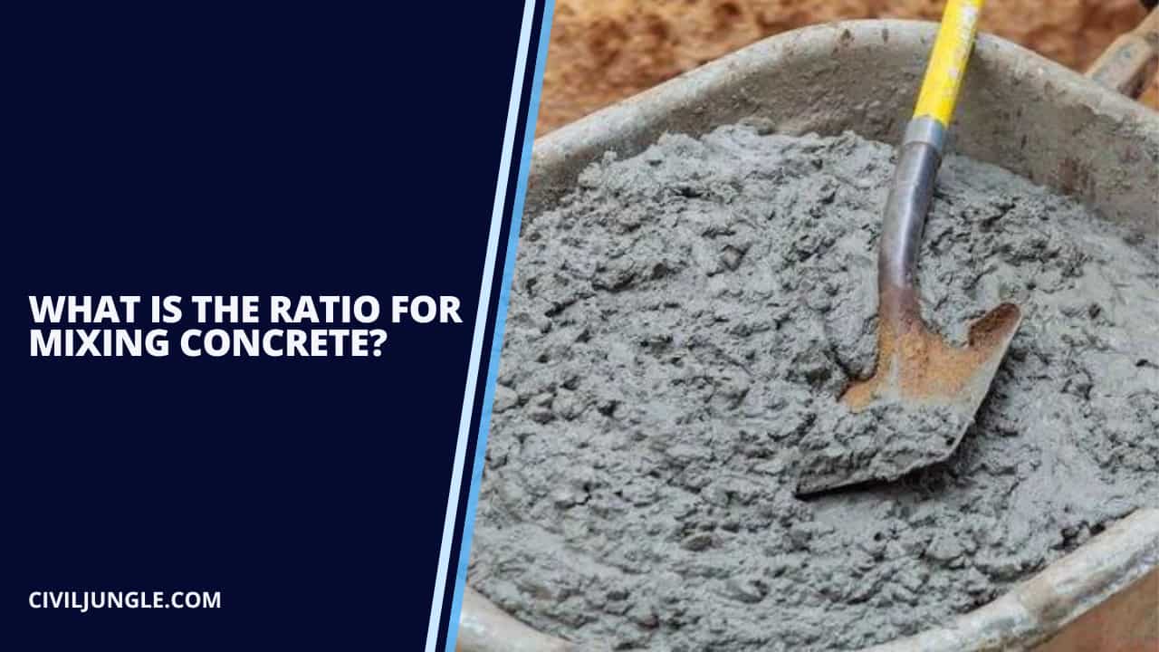 What Is the Ratio for Mixing Concrete