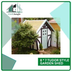 8 * 7 Tudor Style Garden Shed