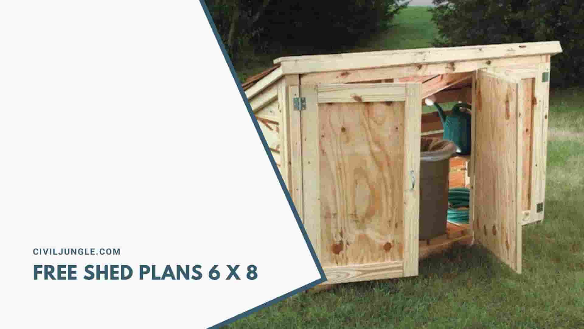 Free Shed Plans 6 X 8