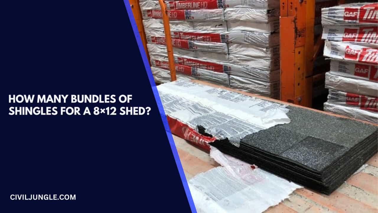 How Many Bundles of Shingles for a 8×12 Shed