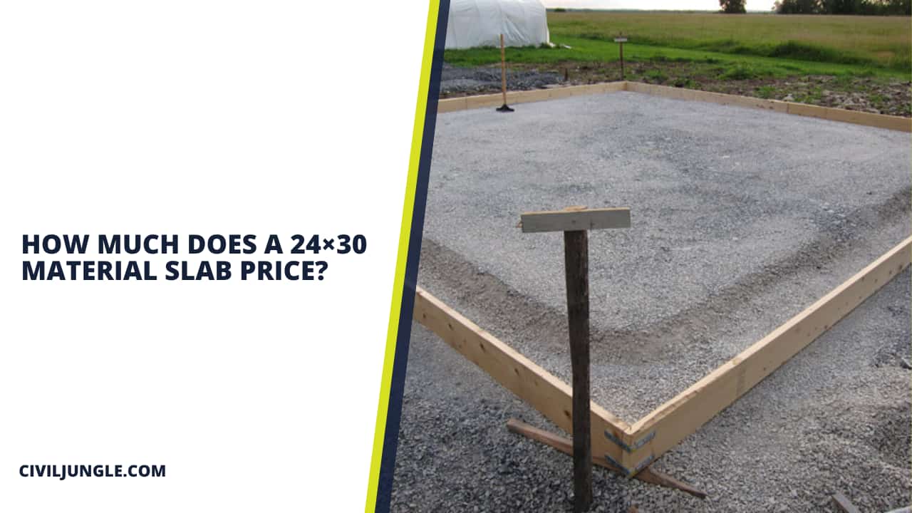 How Much Does a 24×30 Material Slab Price