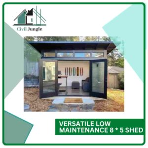Versatile Low Maintenance 8 * 5 shed