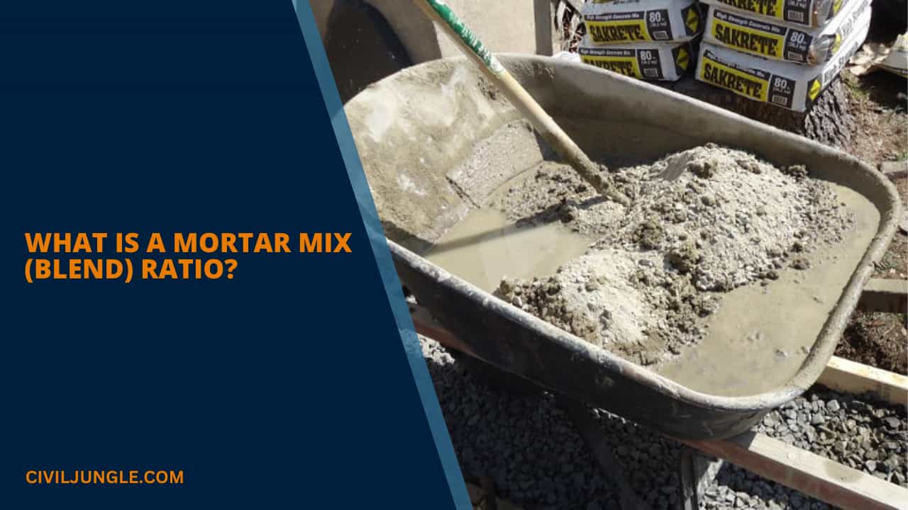 What Is a Mortar Mix (Blend) Ratio?