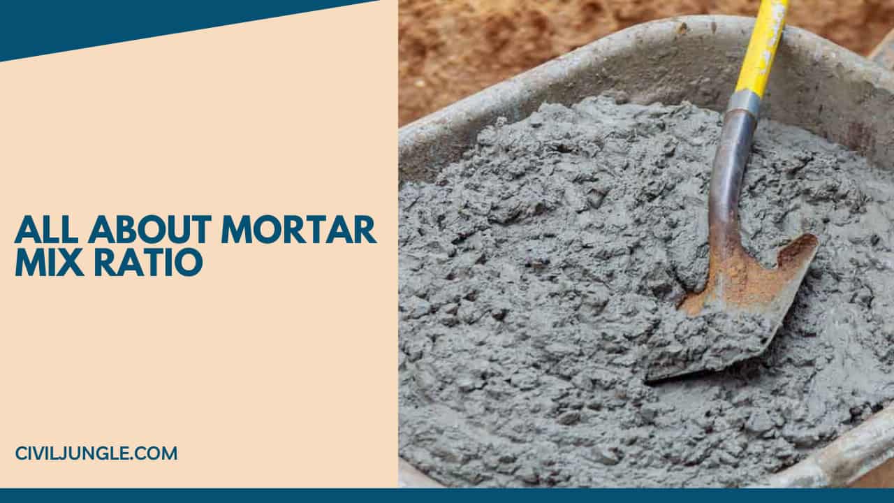 all about Mortar Mix Ratio