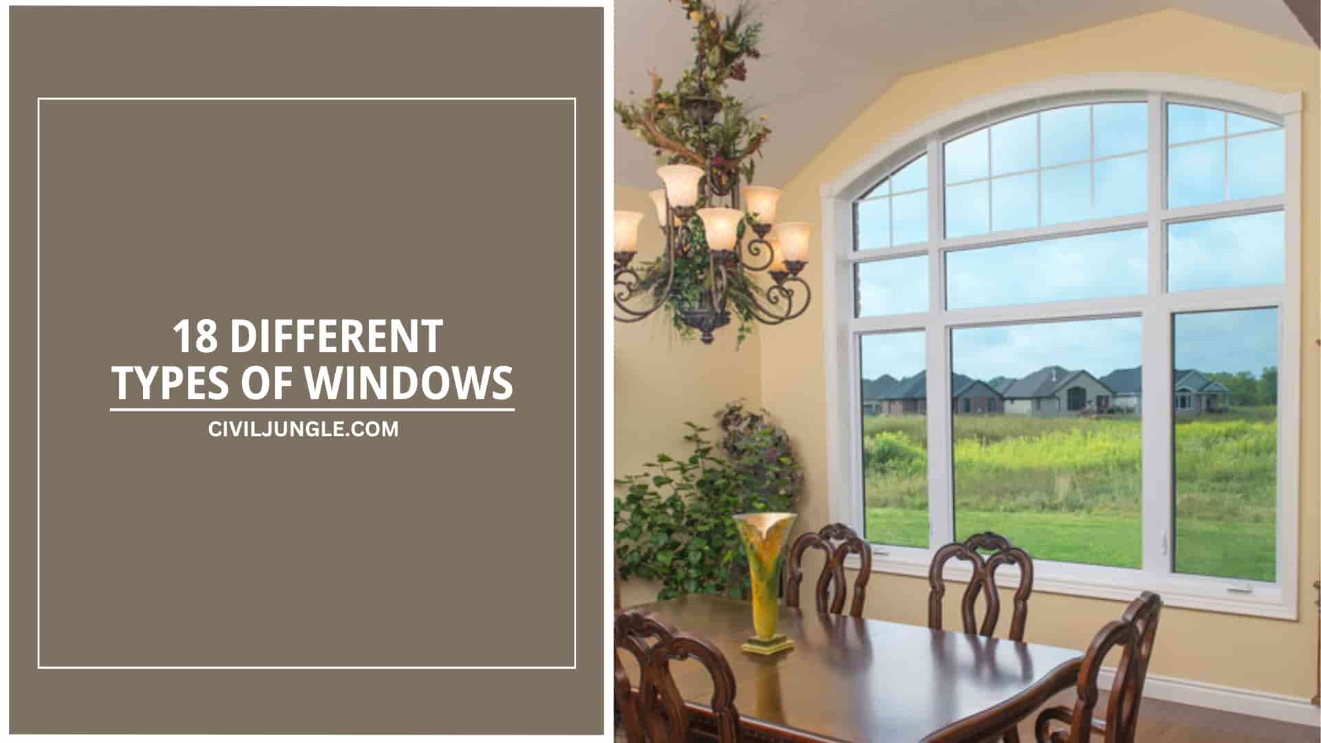 18 Different Types of Windows