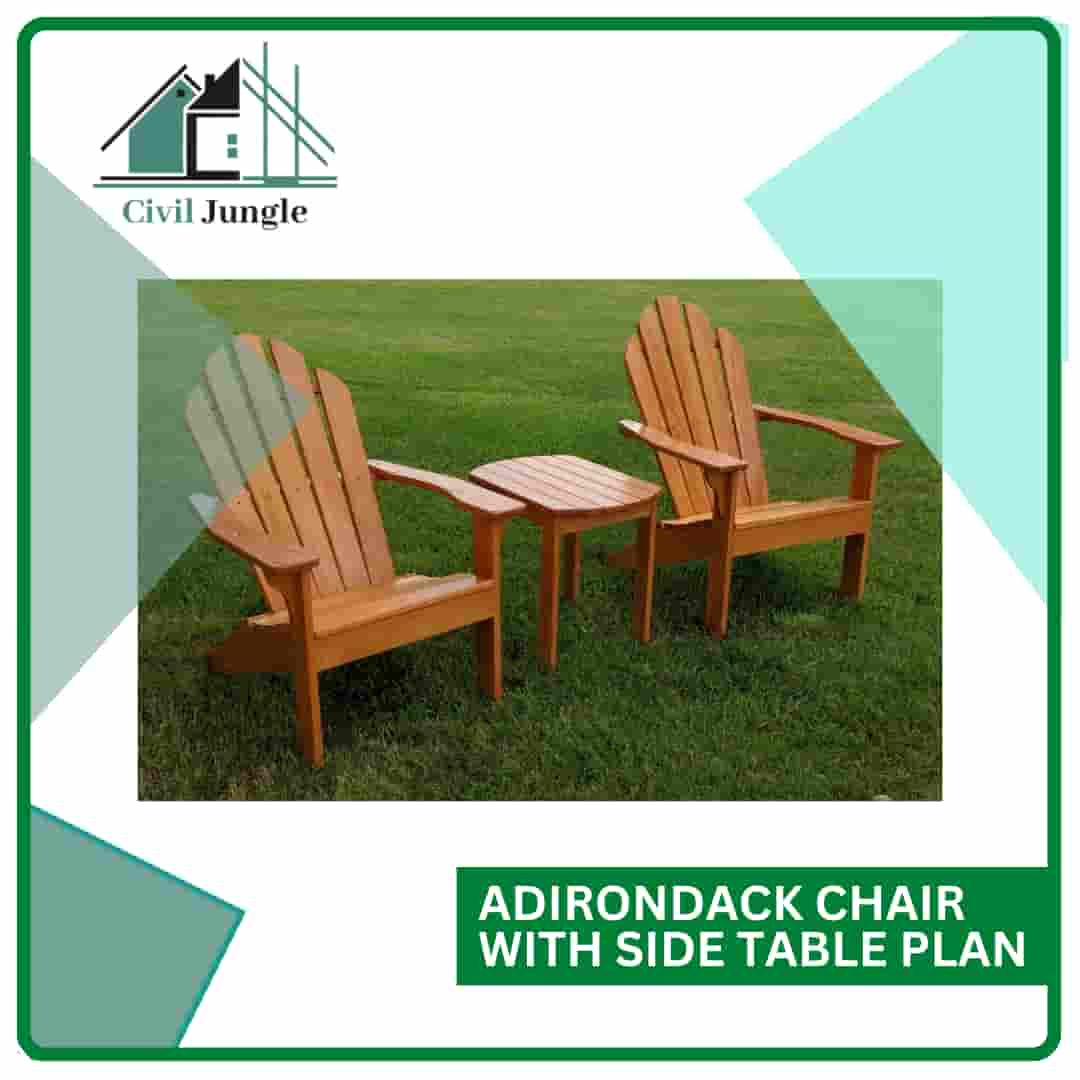 Adirondack Chair With Side Table Plan 