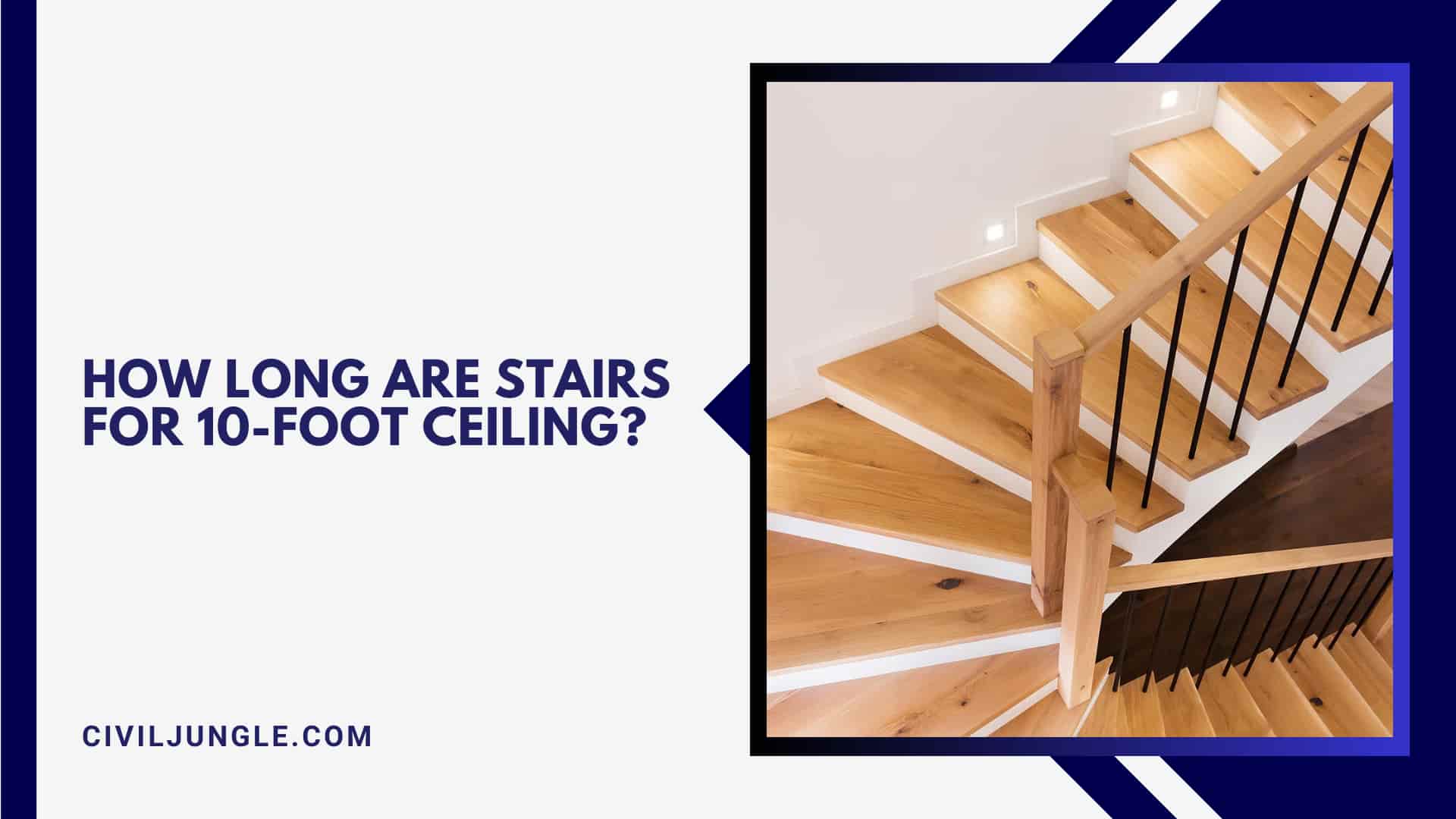 How Long Are Stairs for 10-Foot Ceiling?
