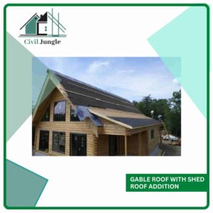 Gable Roof with Shed Roof Addition