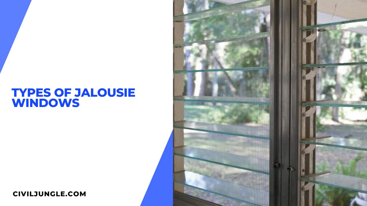 Tipuri de ferestre Jalousie