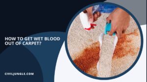 How to Get Wet Blood Out of Carpet