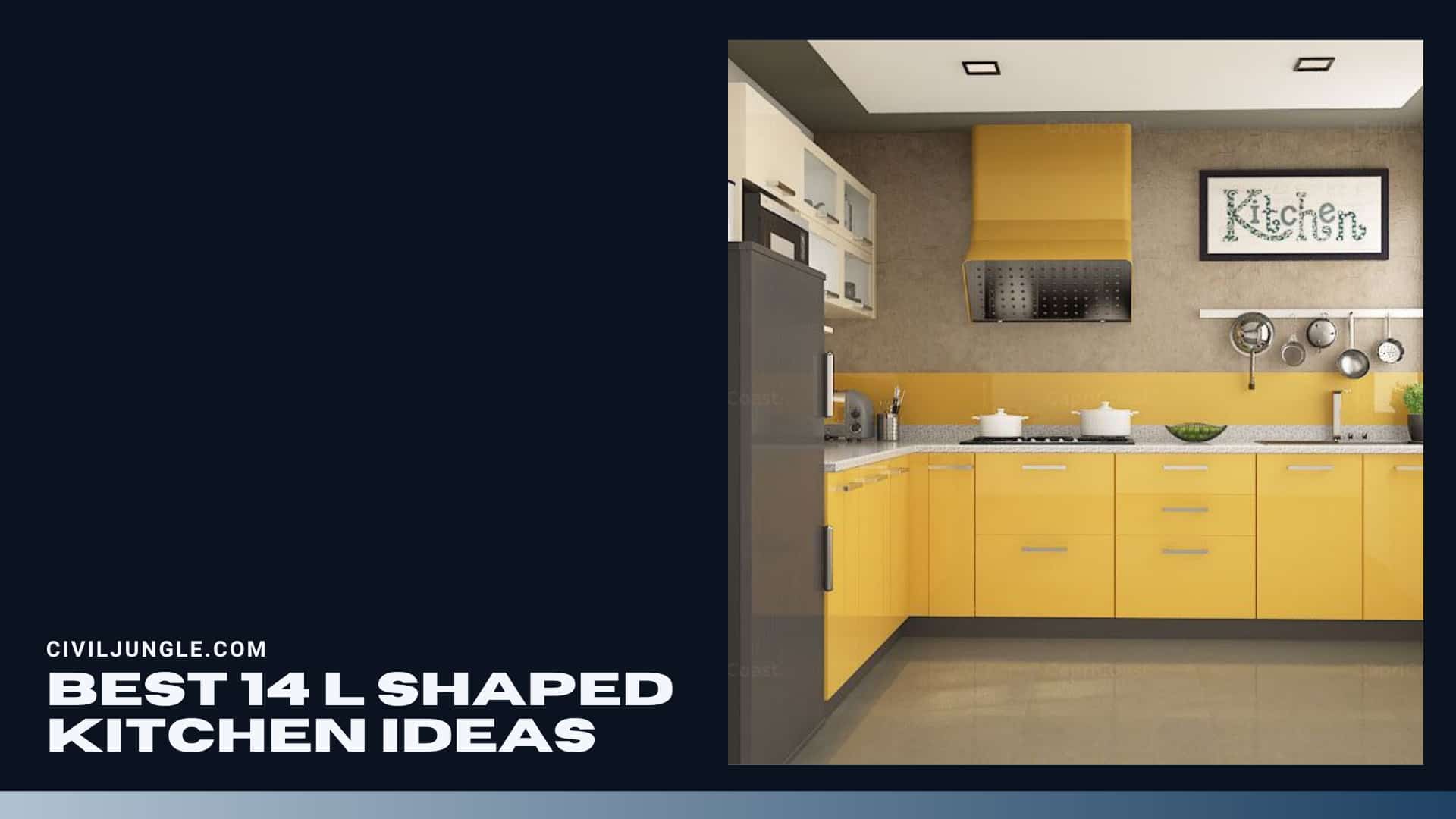 Best 14 L Shaped Kitchen Ideas