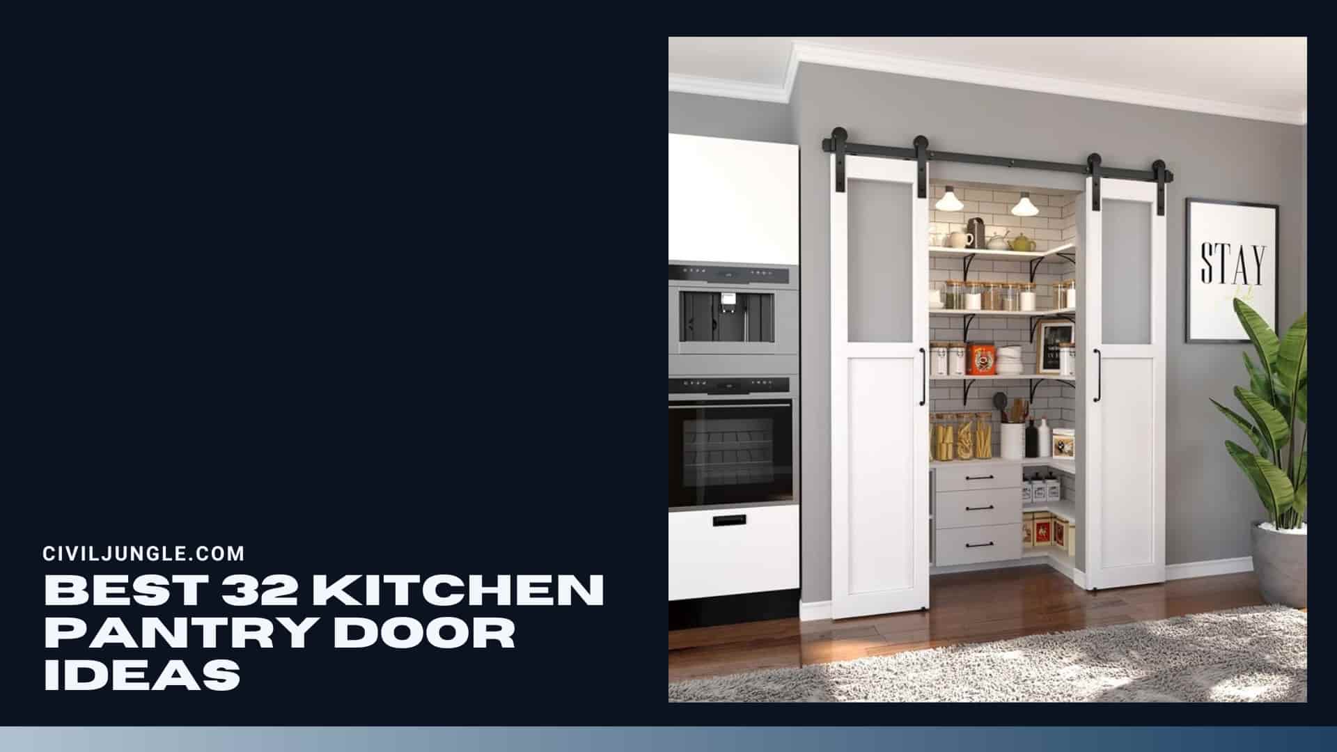 Best 32 Kitchen Pantry Door Ideas