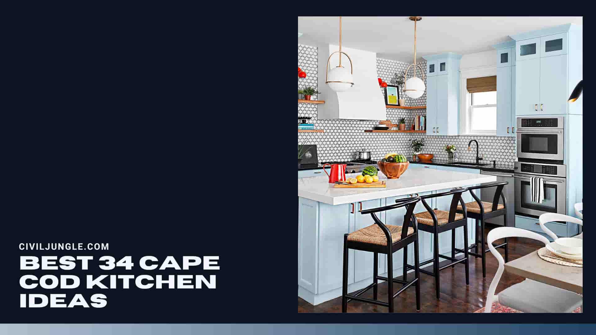 Best 34 Cape Cod Kitchen Ideas