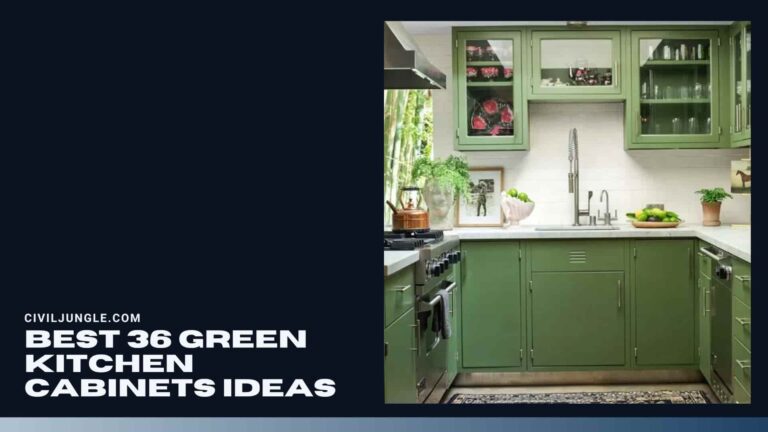 Best 36 Green Kitchen Cabinets Ideas