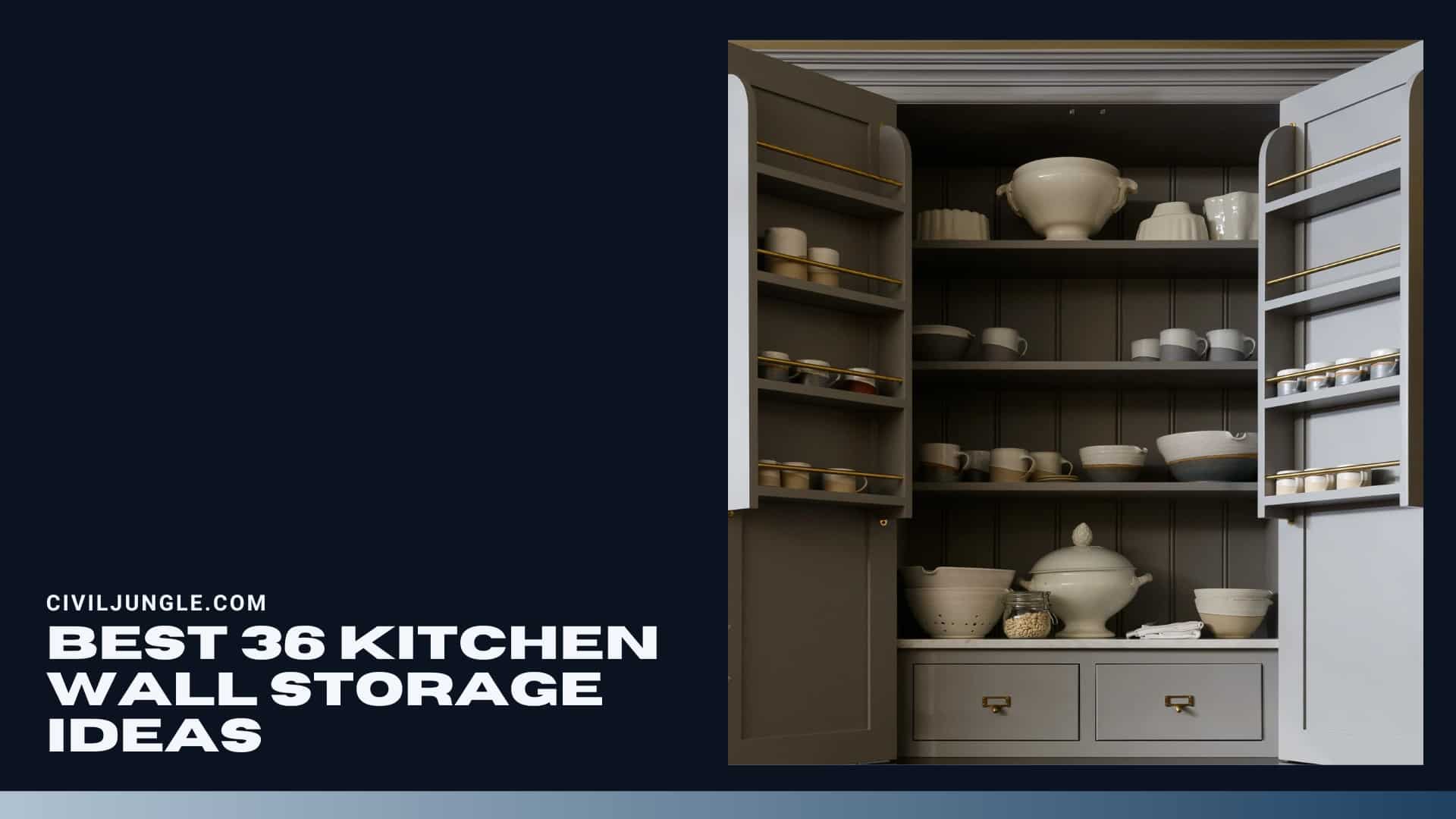 Best 36 Kitchen Wall Storage Ideas