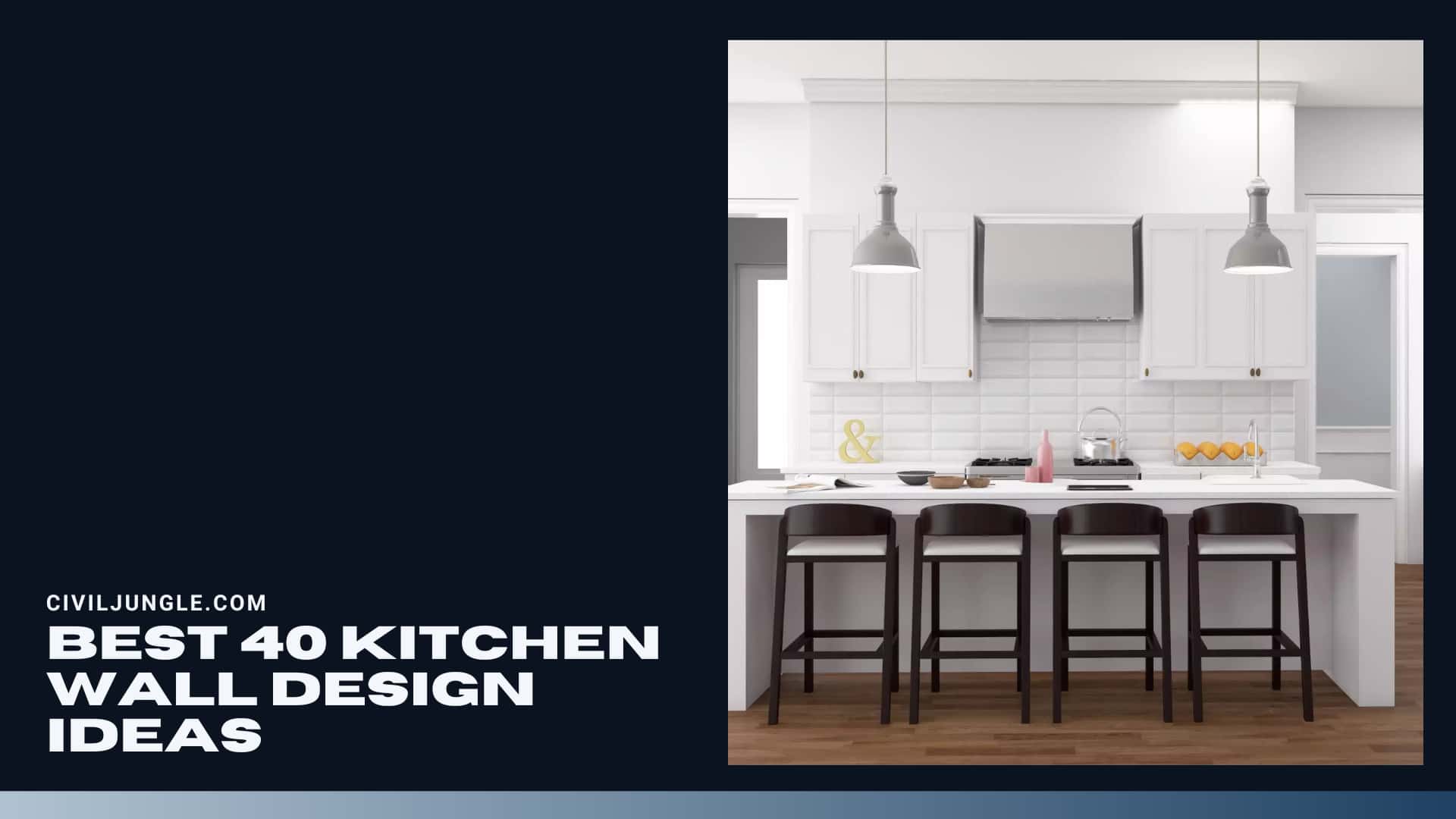 Best 40 Kitchen Wall Design Ideas