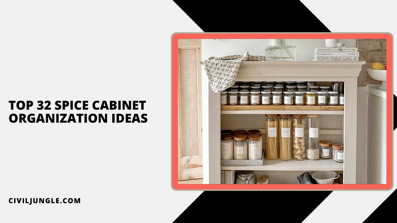 Top 32 Spice Cabinet Organization Ideas
