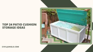 Top 24 Patio Cushion Storage Ideas