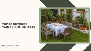 Top 28 Outdoor Table Lighting Ideas