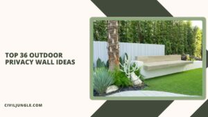 Top 36 Outdoor Privacy Wall Ideas