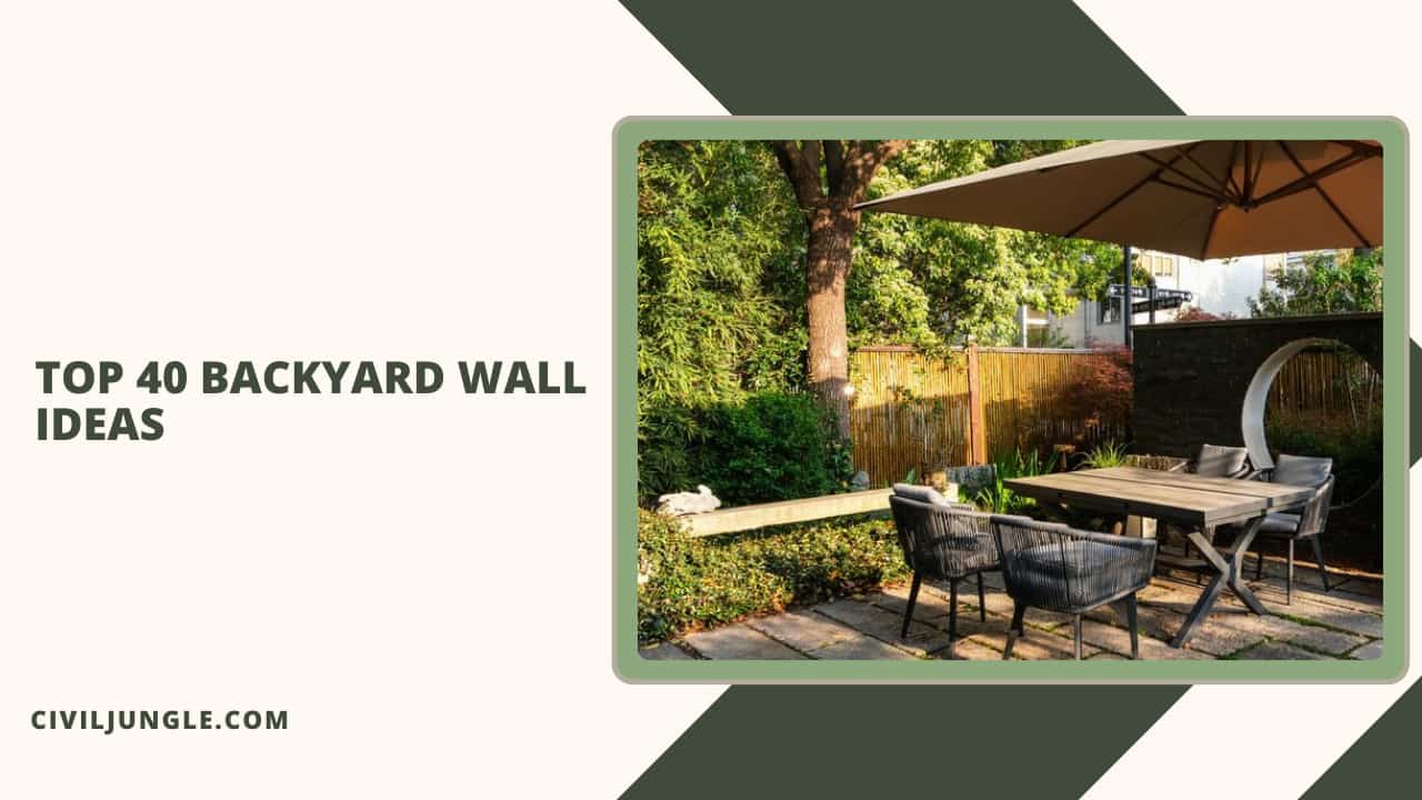 Top 40 Backyard Wall Ideas